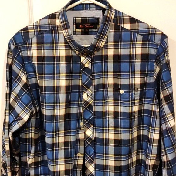 Ben Sherman - Plaid T Shirt - Picture 1 of 2